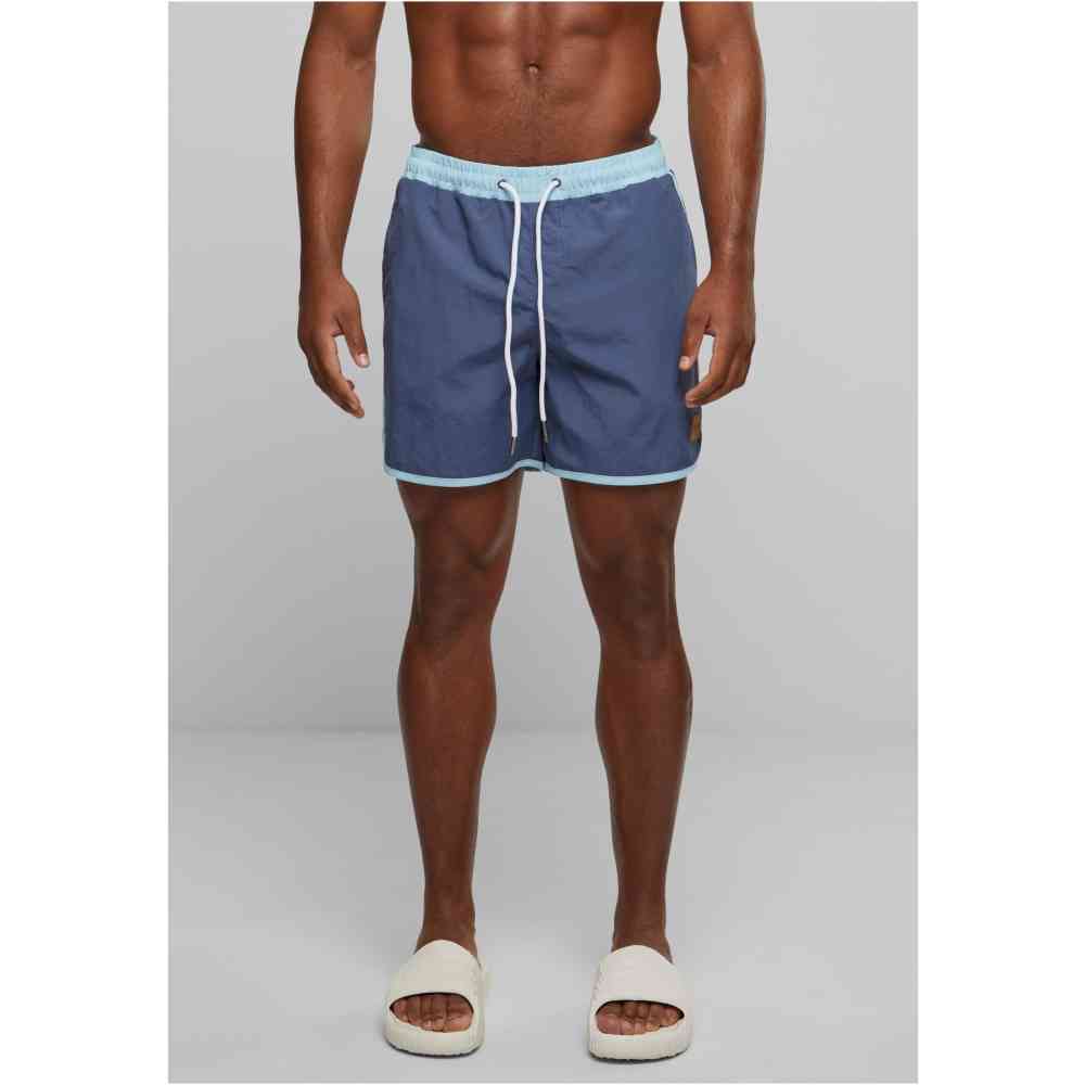 Urban Classics - Retro Swim shorts - Blue/Blue
